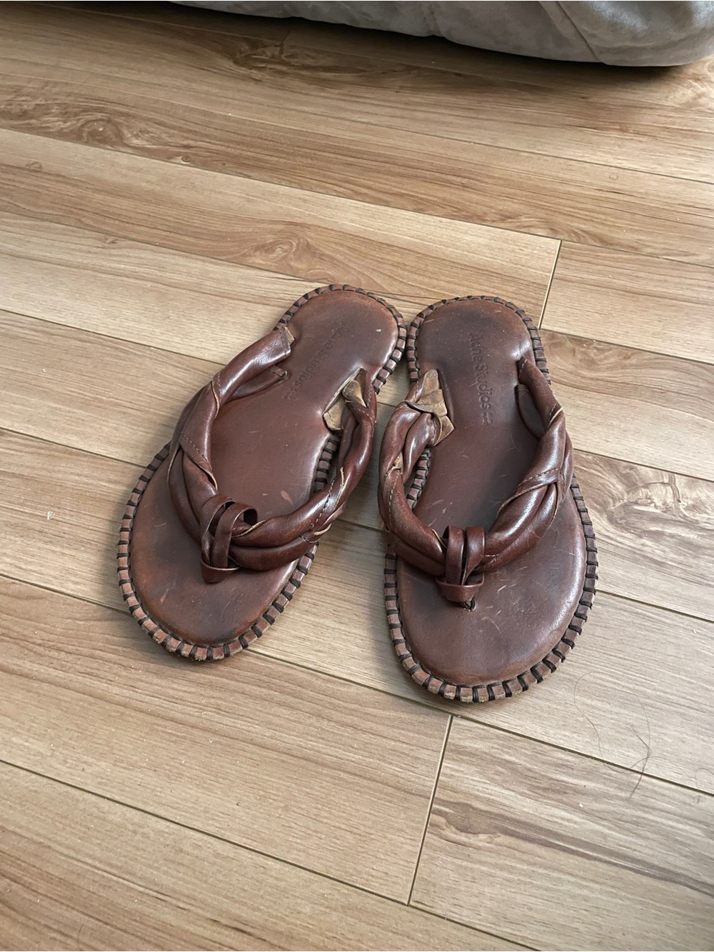 Acne Studios Braided Thong Sandals - EU 39